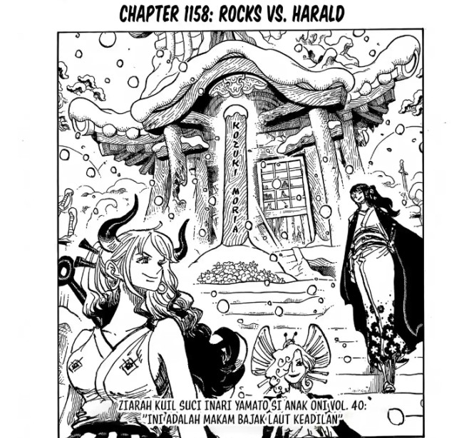 Ilustrasi manga One Piece Chapter 1158. [Int]
